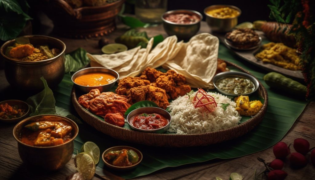 Homemade Indian food